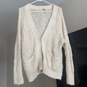 Free people cardigan XS beige
